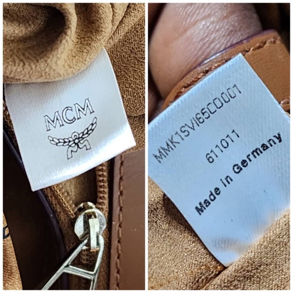 Authentic MCM Visetos Knapsack Heritage Double Pocket Backpack - Picture 5 of 16